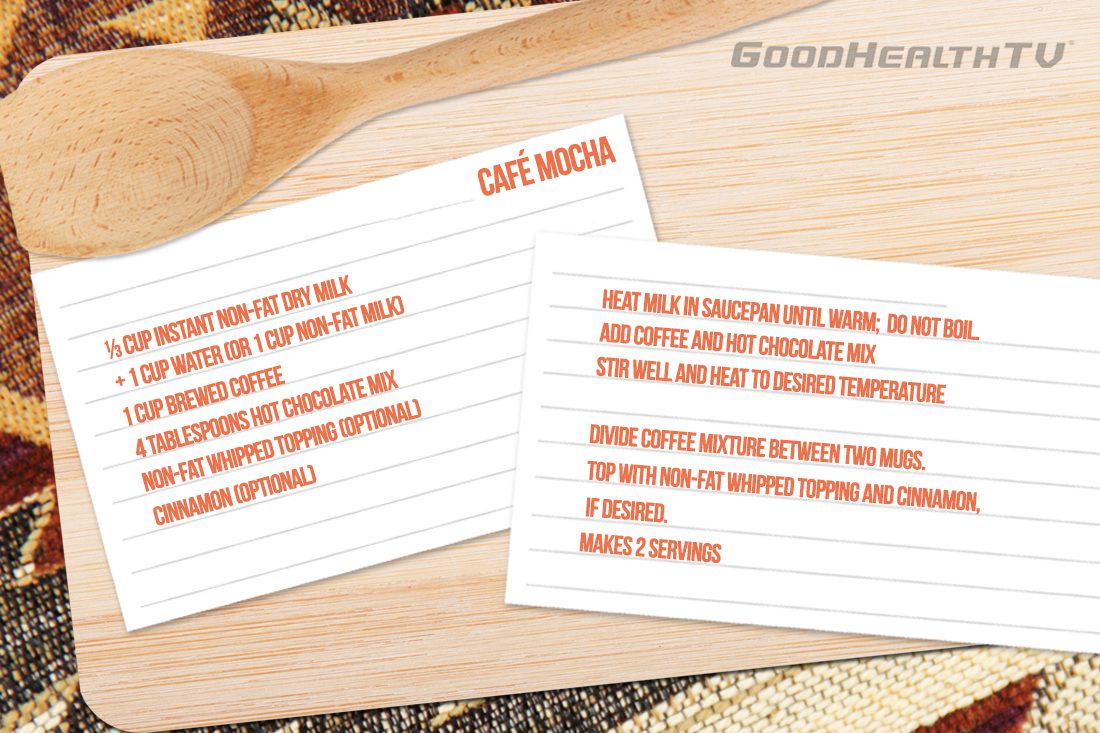 Recipe Card - Cooking with Commods - Cafe Mocha - Native Reach