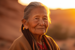 elderly Indian woman - Native Reach