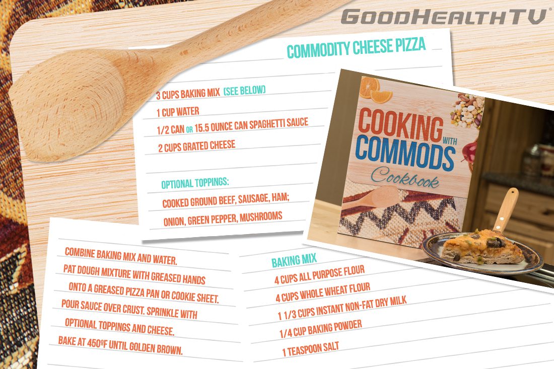 Commodity Cheese Pizza – Cooking with Commods graphic - Native Reach
