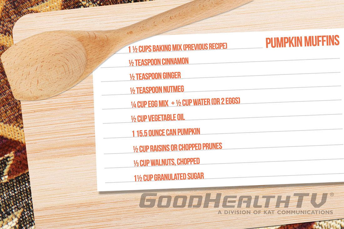 Pumpkin Muffins – Cooking With Commods graphic - Native Reach