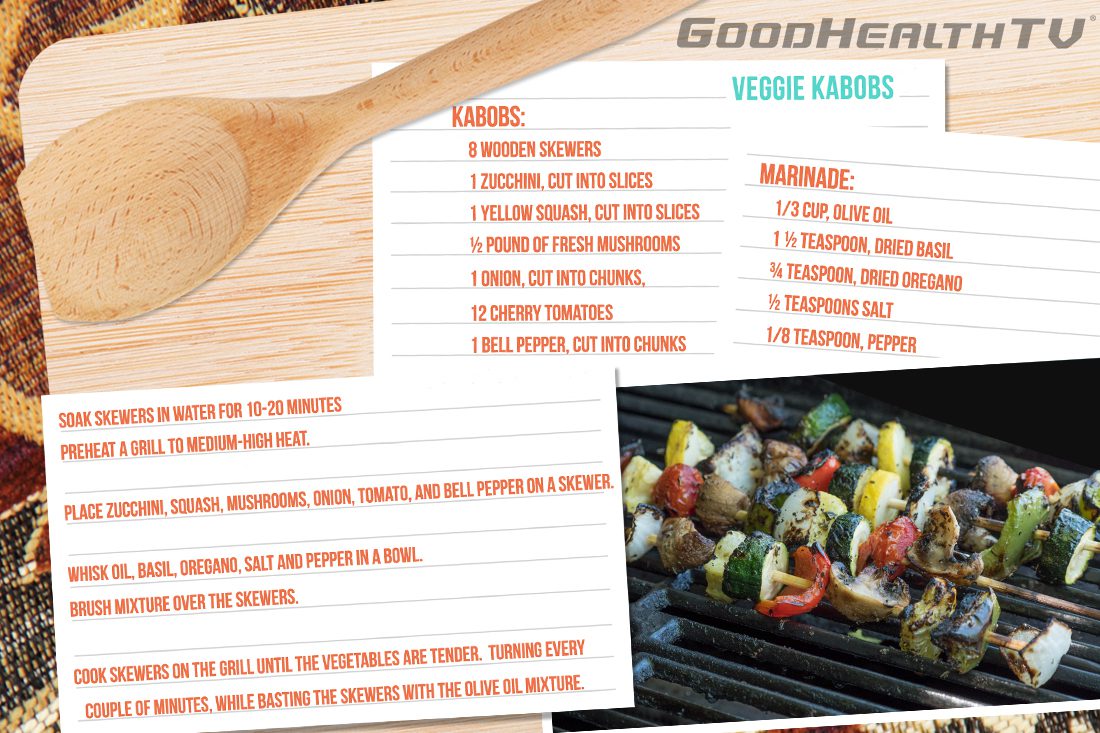 Veggie Kabobs – Cooking with Commods graphic - Native Reach