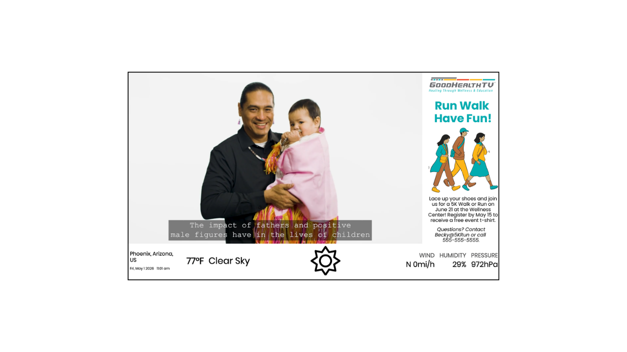 GoodHealthTV® monitor